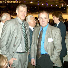 Olympic Champion in bobsleigh Dietmar Schauerhammer and the World Champion 50 km skiing (1974) Gerhard Grimmer