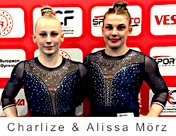 Die Mörz-Sisters bei einem gemeinsamen EM-Auftritt